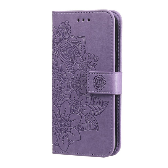 Klapkové puzdro pre Samsung Galaxy A13 4G, Mandala Flower, fialové