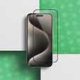 5D Full Glue Smart Palm tvrdené sklo pre iPhone 15 Pro