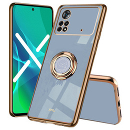 Obal na mobil pre Xiaomi Poco X4 Pro 5G, Electro Ring, modré