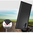 Obal na mobil pre Samsung Galaxy Note 10+ Plus, Sliding Card Holder, čierne