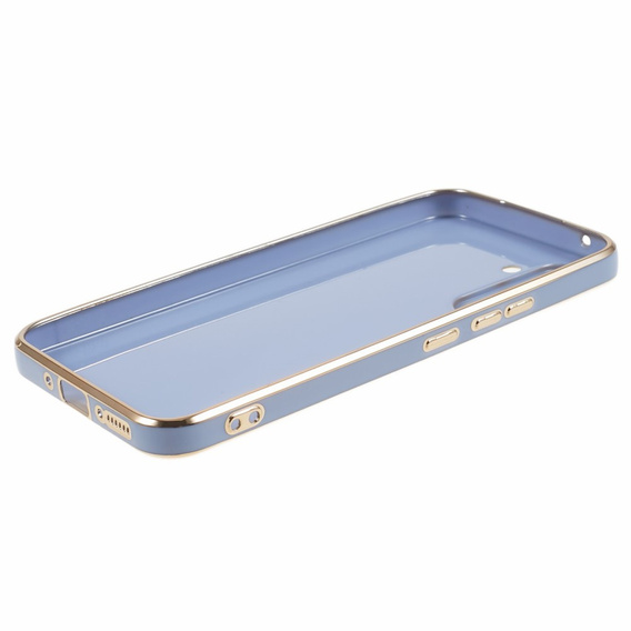 Puzdro pre Samsung Galaxy A25 5G, Glamour CamShield, modré  + 9H sklo