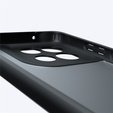 Puzdro pre Xiaomi Redmi 15 5G / 4G, s ochranou fotoaparátu, priehľadné s čiernymi stranami