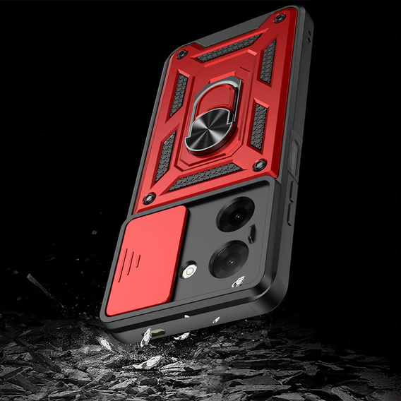 Obal na mobil pre Xiaomi Redmi A5, CamShield Slide, červené