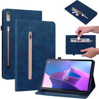 Obal na mobil pre Lenovo Tab P11 Pro Gen 2, Wallet Pen Slot, modré