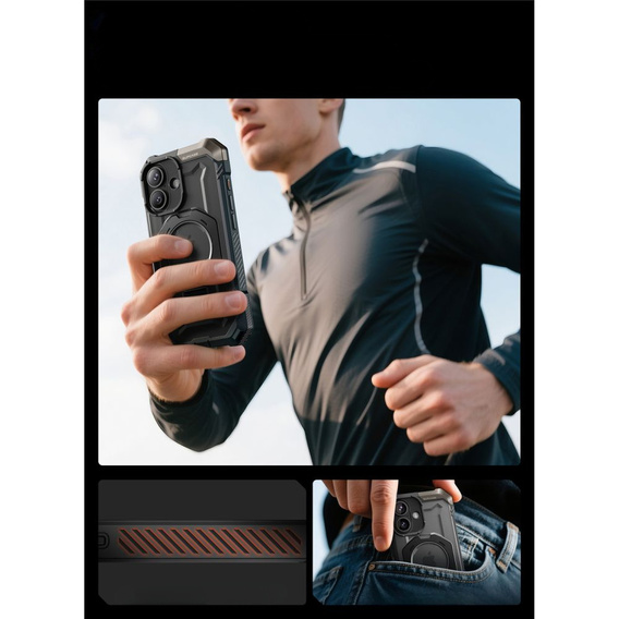 Etui Supcase do iPhone 13 / 14, Unicorn Beetle Pro, Black