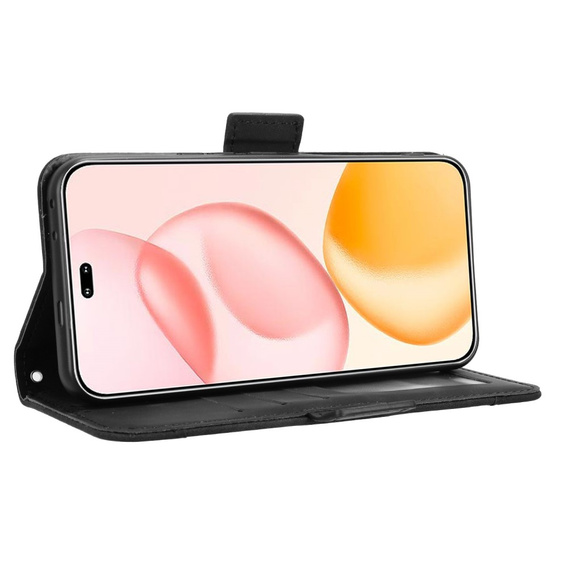 Klapkové puzdro pre Honor 400 Pro 5G, Card Slot, čierne