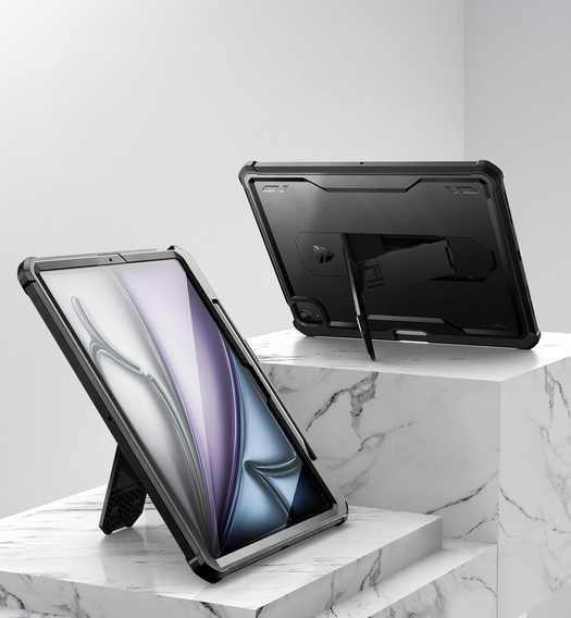 Obrnené puzdro pre iPad Air 13" 2025/2024 (7/6 gen.), Dexnor Full Body, čierne