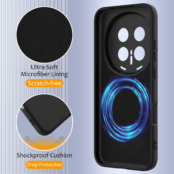 Silikónové puzdro Lite pre MagSafe pre Honor Magic 8 Pro