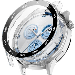 Puzdro 2v1 + tvrdené sklo pre Huawei Watch GT 5 46mm, priehľadné