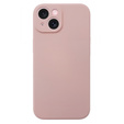 Obal na mobil pre iPhone 15 Plus, Silicone Lite, oranžové