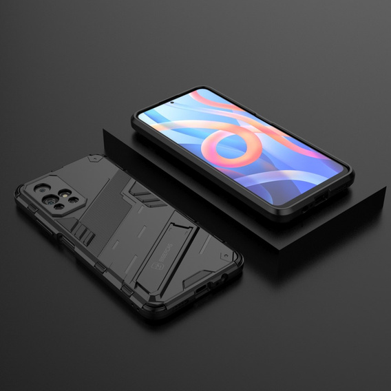 Puzdro pre Xiaomi Poco M4 Pro 5G / Note 11S 5G, Military kickstand, modré
