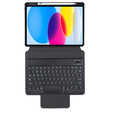 Puzdro s klávesnicou pre iPad 11" 2025 A16 (11 gen.) / iPad 10.9" 2022 (10 gen.), Rotary 360° Leather, čierne
