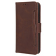 Klapkové puzdro pre Honor 70 5G, Card Slot, hnedé
