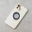 Magnetické puzdro Dual Glass MagSafe pre iPhone 11, zlaté