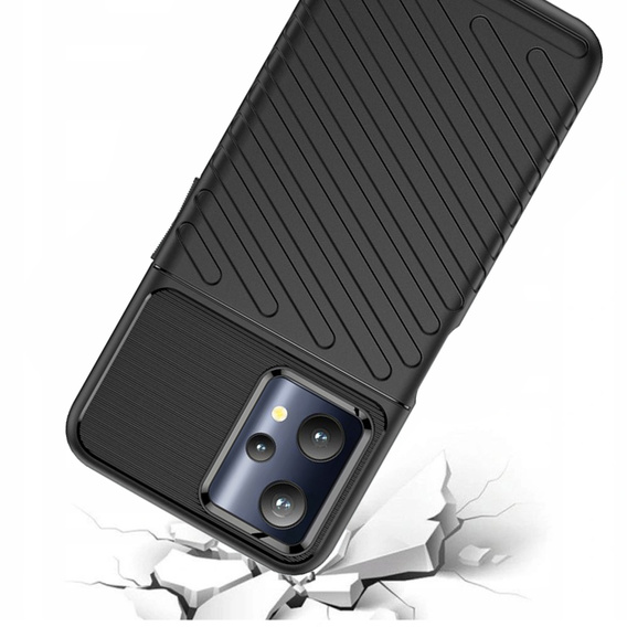 Obal na mobil pre Realme 9 Pro / OnePlus Nord CE 2 Lite 5G, Thunder, čierne