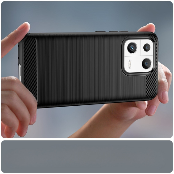Obal na mobil pre Xiaomi 13, Carbon, čierne