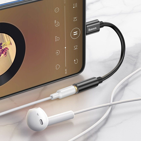 Audio adaptér USB-C na mini jack 3,5 mm pre smartfóny s portom USB-C bez konektora AUX