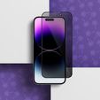 Tmavé sklo na ochranu súkromia Shy Palm pre iPhone 14 Pro