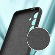 Obal na mobil pre Samsung Galaxy A56 5G, Silicone Lite, čierne