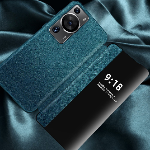 Flipové puzdro pre Huawei P60 Pro, Side View, modré