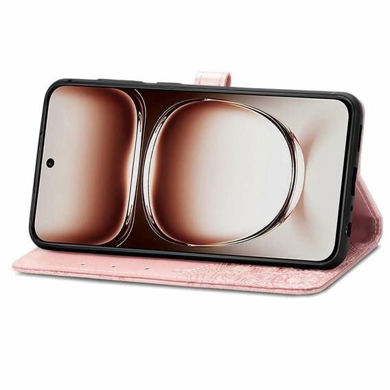 Klapkové puzdro pre Oppo A40 / Oppo A40m, Mandala, ružové rose gold