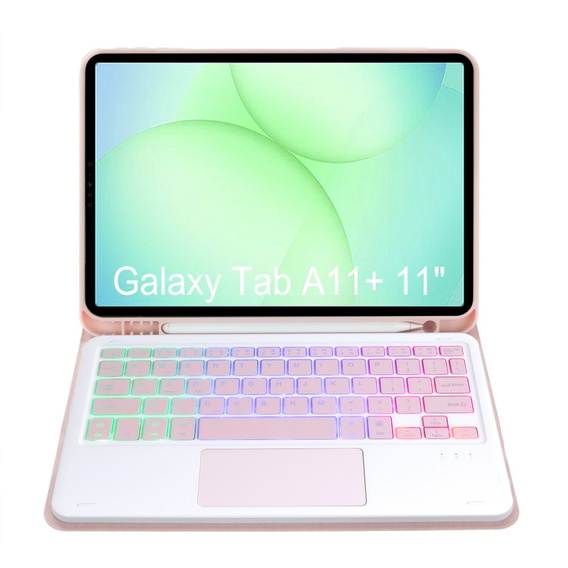 Puzdro s podsvietenou Bluetooth klávesnicou a touchpadom pre Samsung Galaxy Tab A11+
