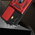 Obal na mobil pre Xiaomi Poco F4 GT, CamShield Slide, červené
