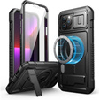 Pancierované puzdro pre iPhone 13 Pro Max, Dexnor CamProtect MagSafe, čierne