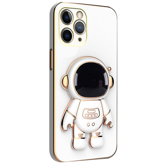 Obal na mobil pre iPhone 13 Pro, Astronaut, biele