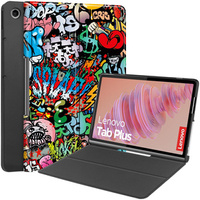 Puzdro pre Lenovo Tab Plus, Smartcase, graffiti