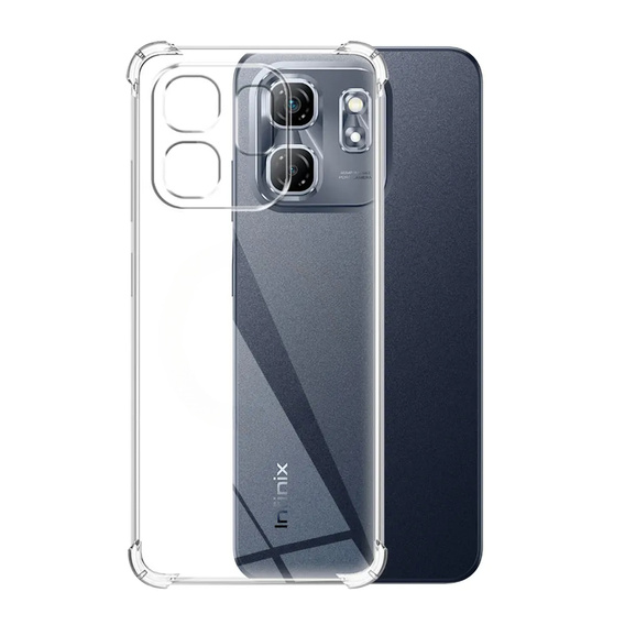Obal na mobil pre Infinix Hot 50i 4G, Dropproof, priehľadné