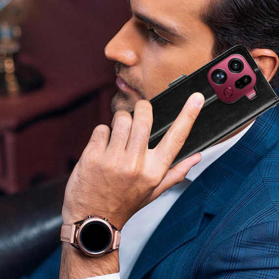 Puzdro Crazy Horse Wallet flip pre Oppo Find X9 Pro