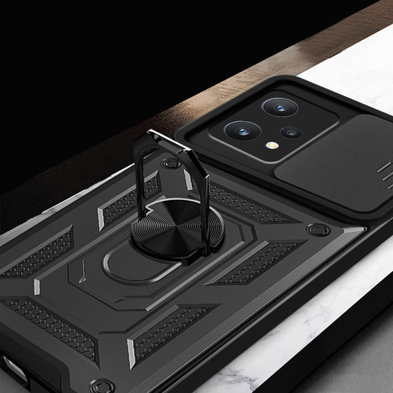 Obal na mobil pre Realme 9 Pro / OnePlus Nord CE 2 Lite 5G, CamShield Slide, čierne