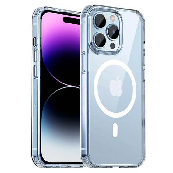 Obal na mobil pre iPhone 14 Pro Max, Dropproof MagSafe, priehľadné