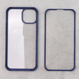 Obal na mobil pre iPhone 14, ERBORD Guardian, tmavomodré
