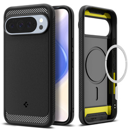Puzdro Spigen Rugged Armor MagSafe pre Google Pixel 10 Pro XL, čierne