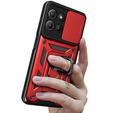 Obal na mobil pre Motorola Moto G15 / Motorola Moto G15 Power, CamShield Slide, červené
