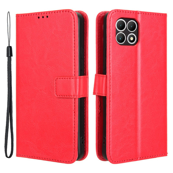 Klapkové puzdro pre T Phone 2 5G, Crazy Horse Wallet, červené