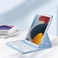 Puzdro + klávesnica iPad 10.2 2021 / 2020 / 2019 7/8/9 gen, modré