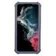 Obrnené puzdro pre Samsung Galaxy S22, Dexnor Full Body, tmavomodré