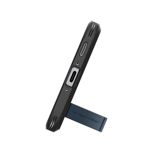Puzdro Spigen pre Samsung Galaxy A56 5G, Tough Armor Mag MagSafe, tmavomodré + tvrdené sklo 9H
