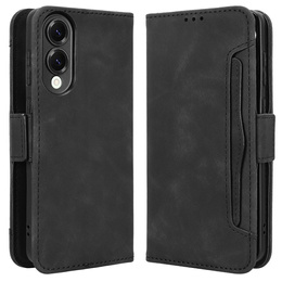 Klapkové puzdro pre Samsung Galaxy S25 Edge, Card Slot, čierne