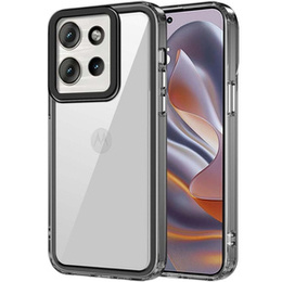 Obal na mobil pre Motorola Edge 50 Neo / Motorola ThinkPhone 25, Fusion Hybrid, transparentné / čierne