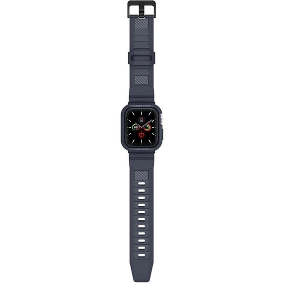 Pásik s puzdrom Spigen pre Apple Watch 4/5/6/7/8/9/SE 44/45 mm, Rugged Armor Pro charcoal grey