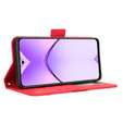 Klapkové puzdro pre Oppo A40 / Oppo A40m, Card Slot, červené