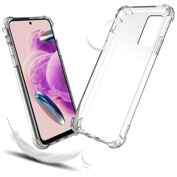 Obal na mobil pre Xiaomi Redmi Note 12S, Dropproof, priehľadné