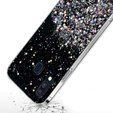 Obal na mobil pre Samsung Galaxy A40, Glittery, čierne