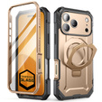 Puzdro Supcase pre iPhone 17 Pro Max, Unicorn Beetle Grip Pro Mag, Desert Gold