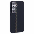 Puzdro pre Samsung S25, Carbon Fiber MagSafe, čierne
