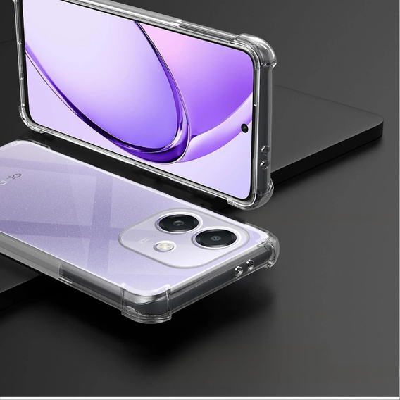 Obal na mobil pre Oppo A40 / Oppo A40m, Dropproof, priehľadné
